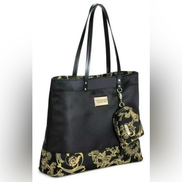 Versace Handbags - Versace Black and Gold Tote Bag NWT TWOfer
